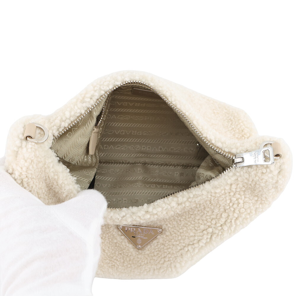 Prada Shoulder Bag Fur Hobo Pile - Picture 5 of 12